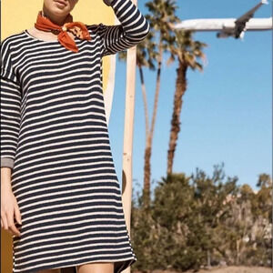 SOL ANGELES Anthropologie Striped Terry Dress Size Small